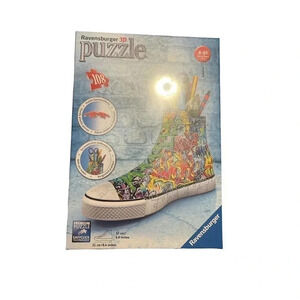 NEW SEALED Sneaker Graffiti Style 3-D Puzzle Sneakerhead Pencil Holder 108 Pcs